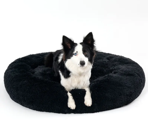 Furlow Calming Donut Bed — non-slip base keeps bed in place during sleep