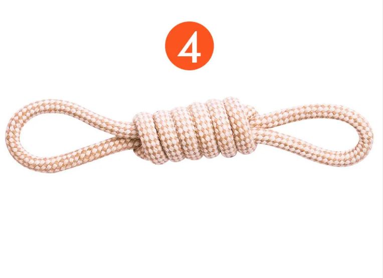Furlow Rope Toys — dog chewing natural hemp rope toy for anxiety relief