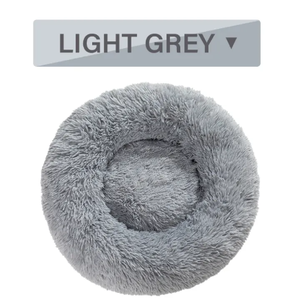 Furlow Donut Bed — cozy interior mimics the warmth and security of being held
